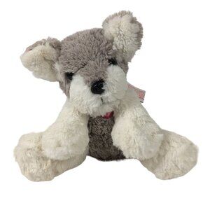 Barbie Mattel Puppy Dog Plush Gray White 8" Animated Barking Musical Toy